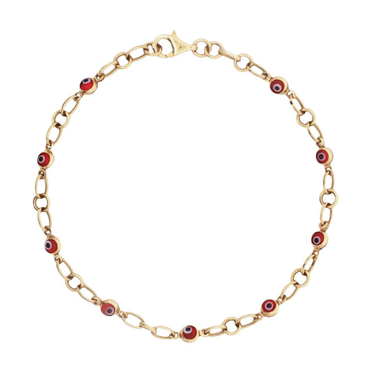 Red Turk Eye Bracelet