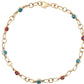 Blue and Red Turk Eye Bracelet