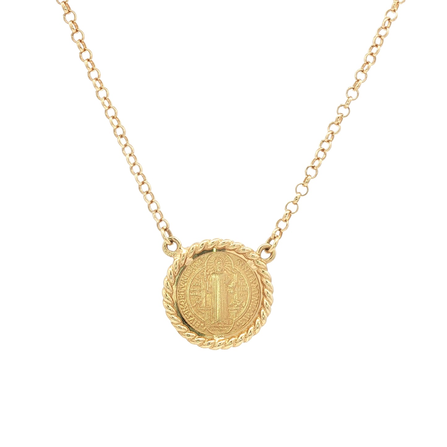 Round San Benito Necklace Solid