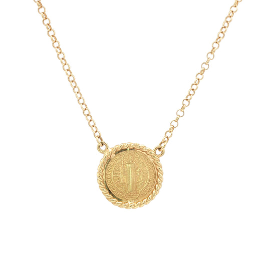 Round San Benito Necklace Solid