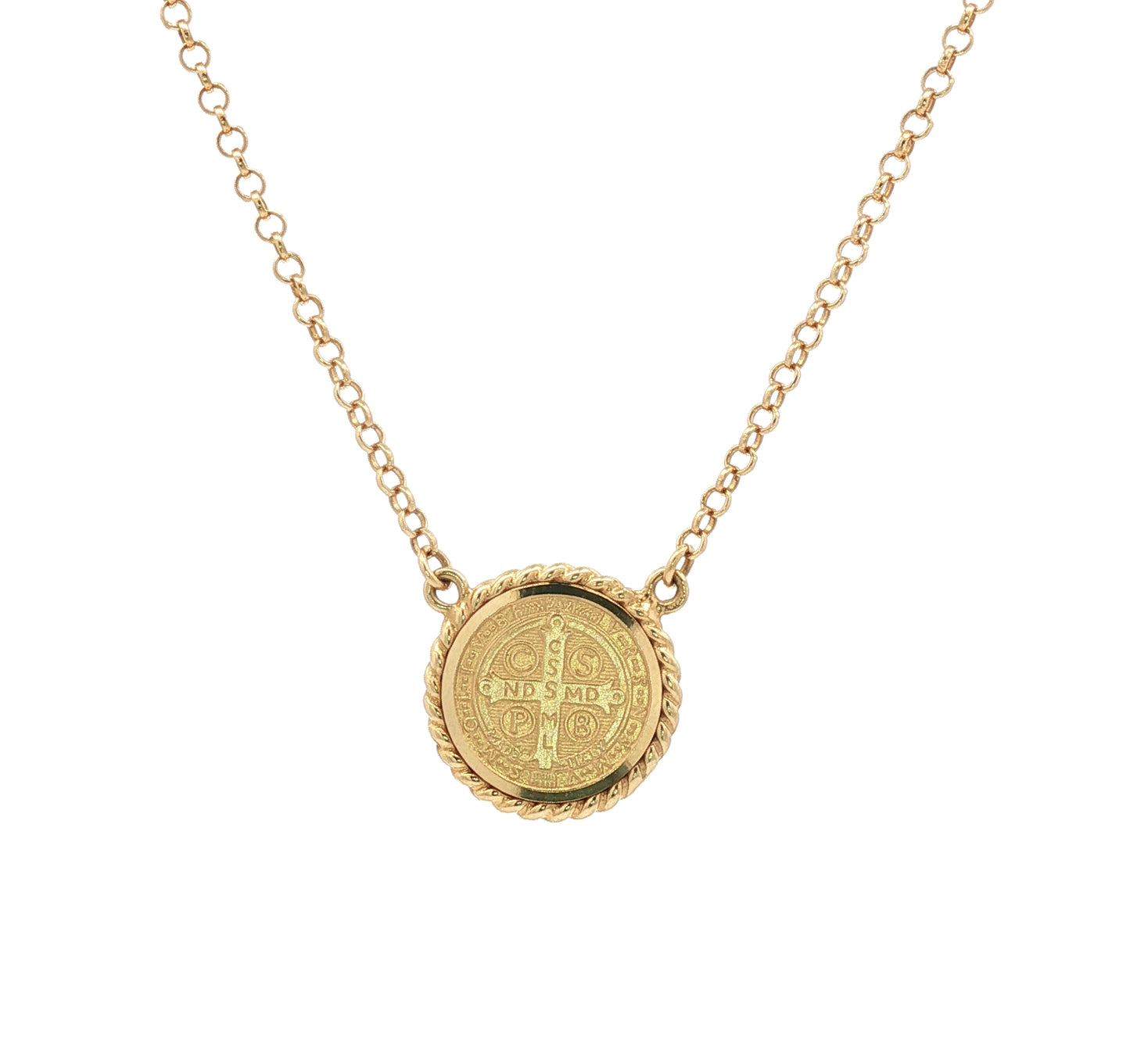 Round San Benito Necklace Solid