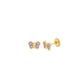 Pruple Butterfly Stud Baby
