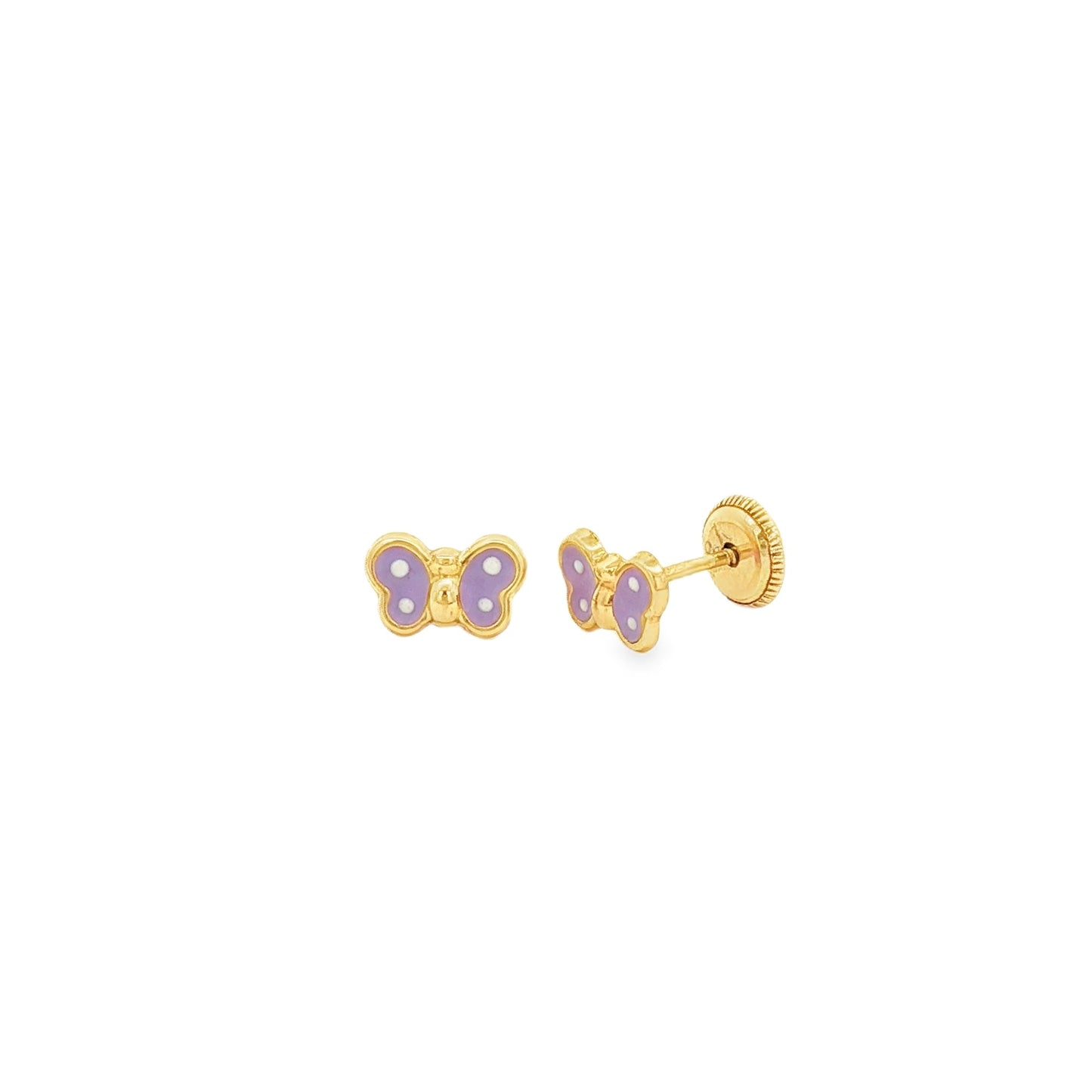 Pruple Butterfly Stud Baby