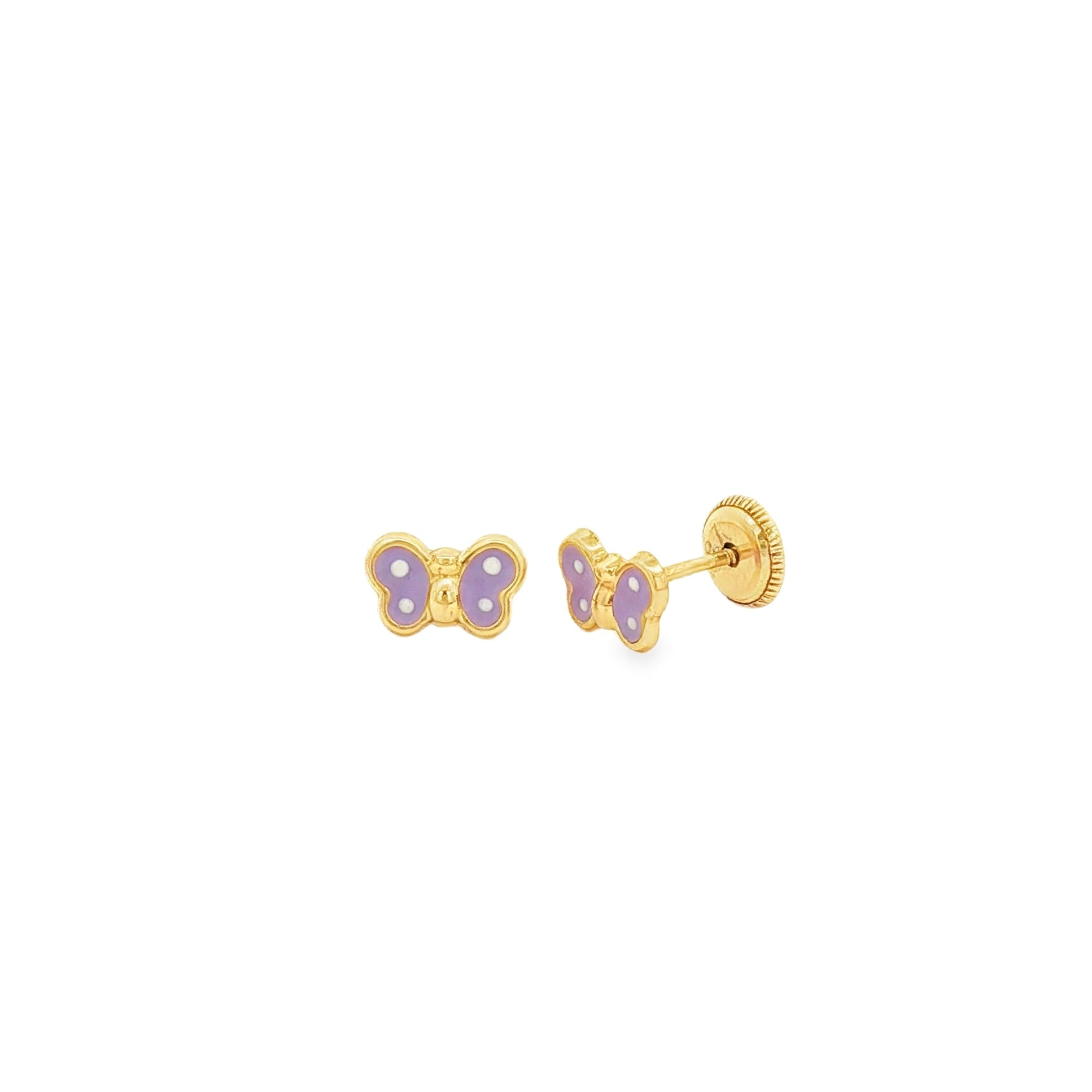 Pruple Butterfly Stud Baby
