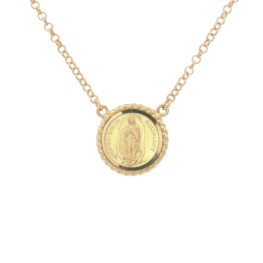 Round Guadalupe Necklace Solid