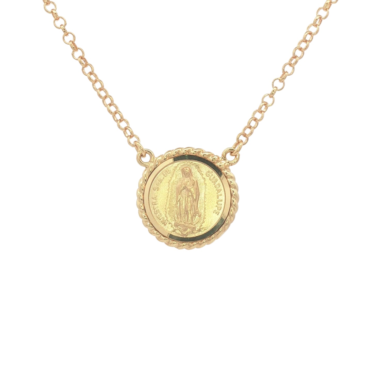Round Guadalupe Necklace Solid