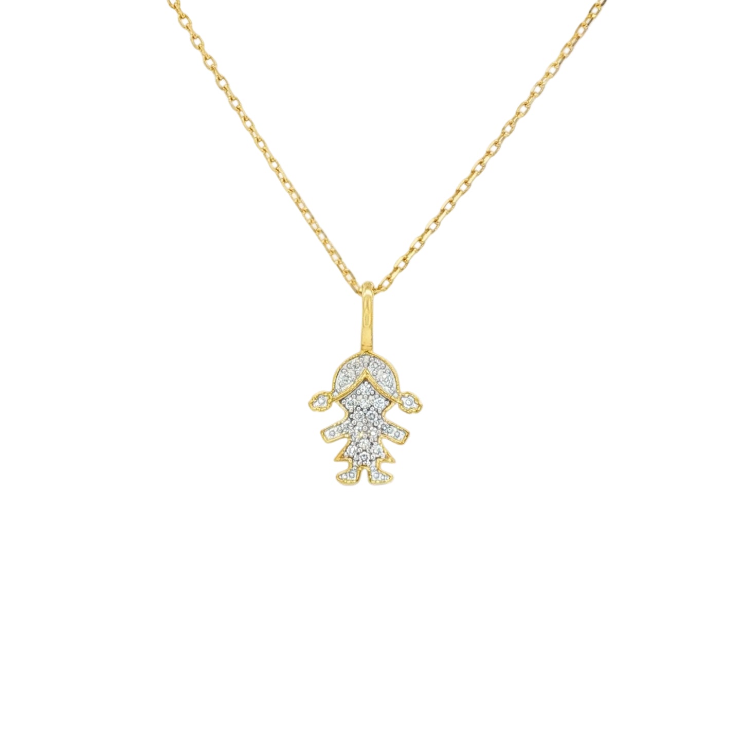 Diamond Girl Necklace