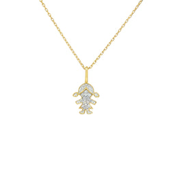 Diamond Girl Necklace