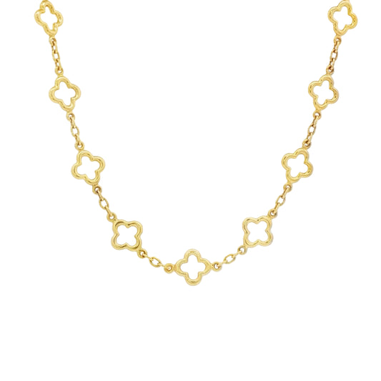Open Clover Necklace