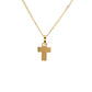 Small Flat Cross Necklace