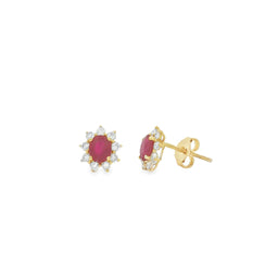 Diamond With Rubi Stud