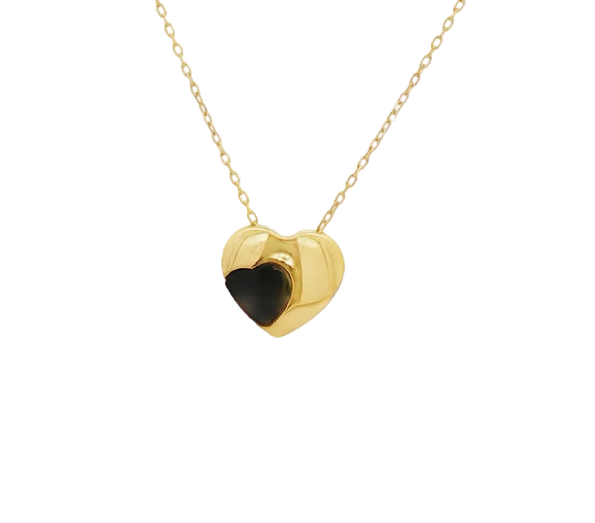 Black Heart Necklace