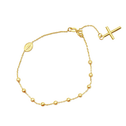 Rosary style bracelet