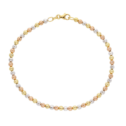 Diamond Cut Balls Bracelet