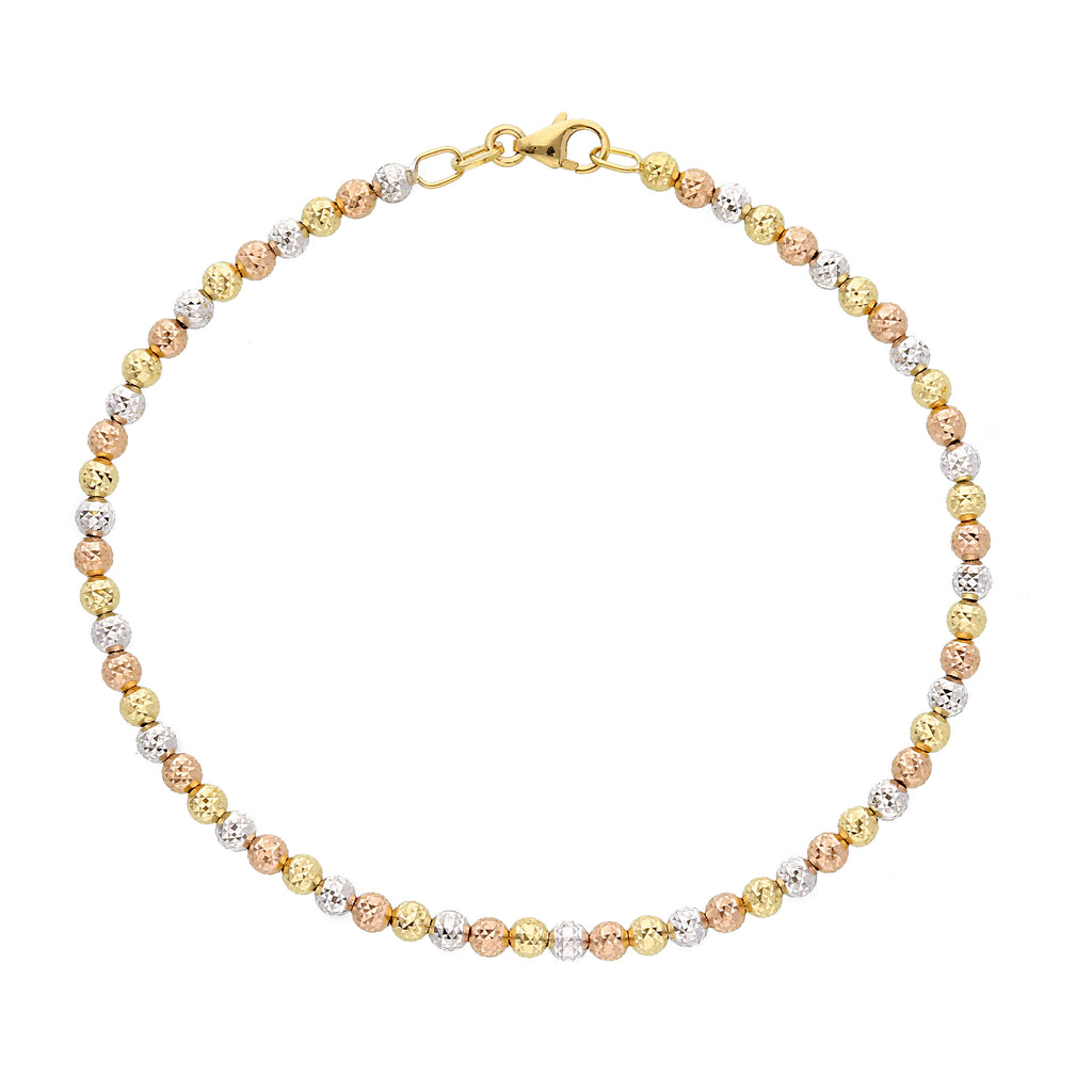 Diamond Cut Balls Bracelet