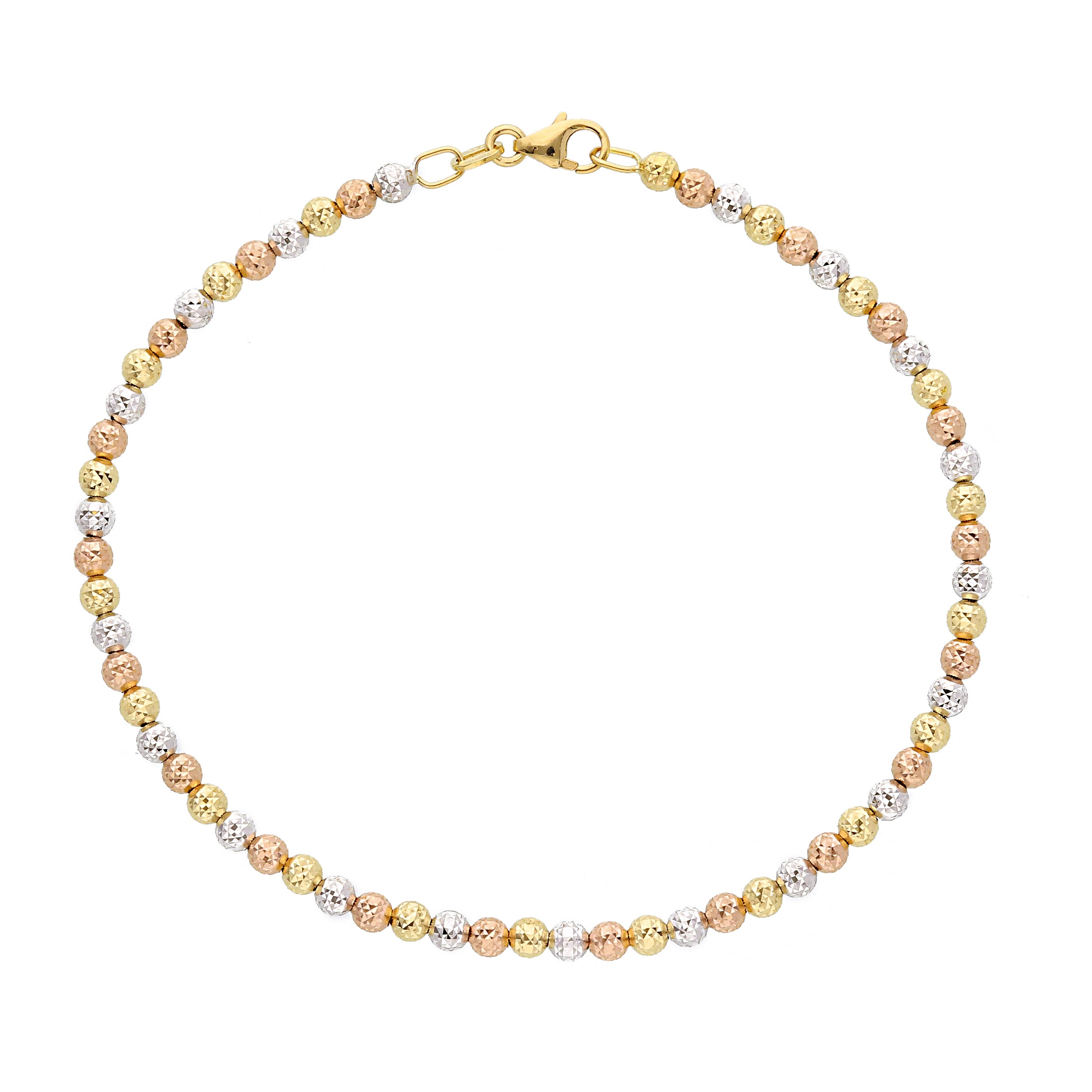 Diamond Cut Balls Bracelet