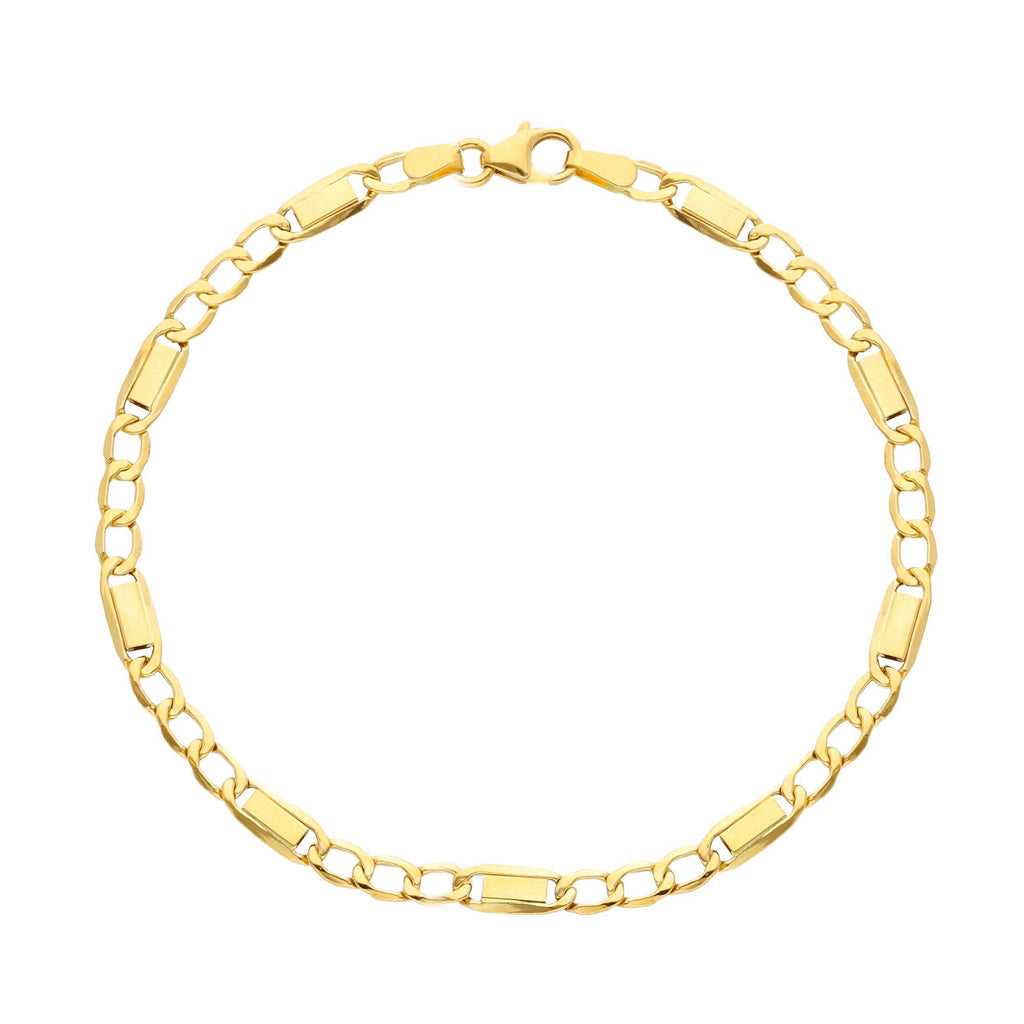 Flat Italian Link Bracelet