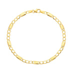 Flat Italian Link Bracelet
