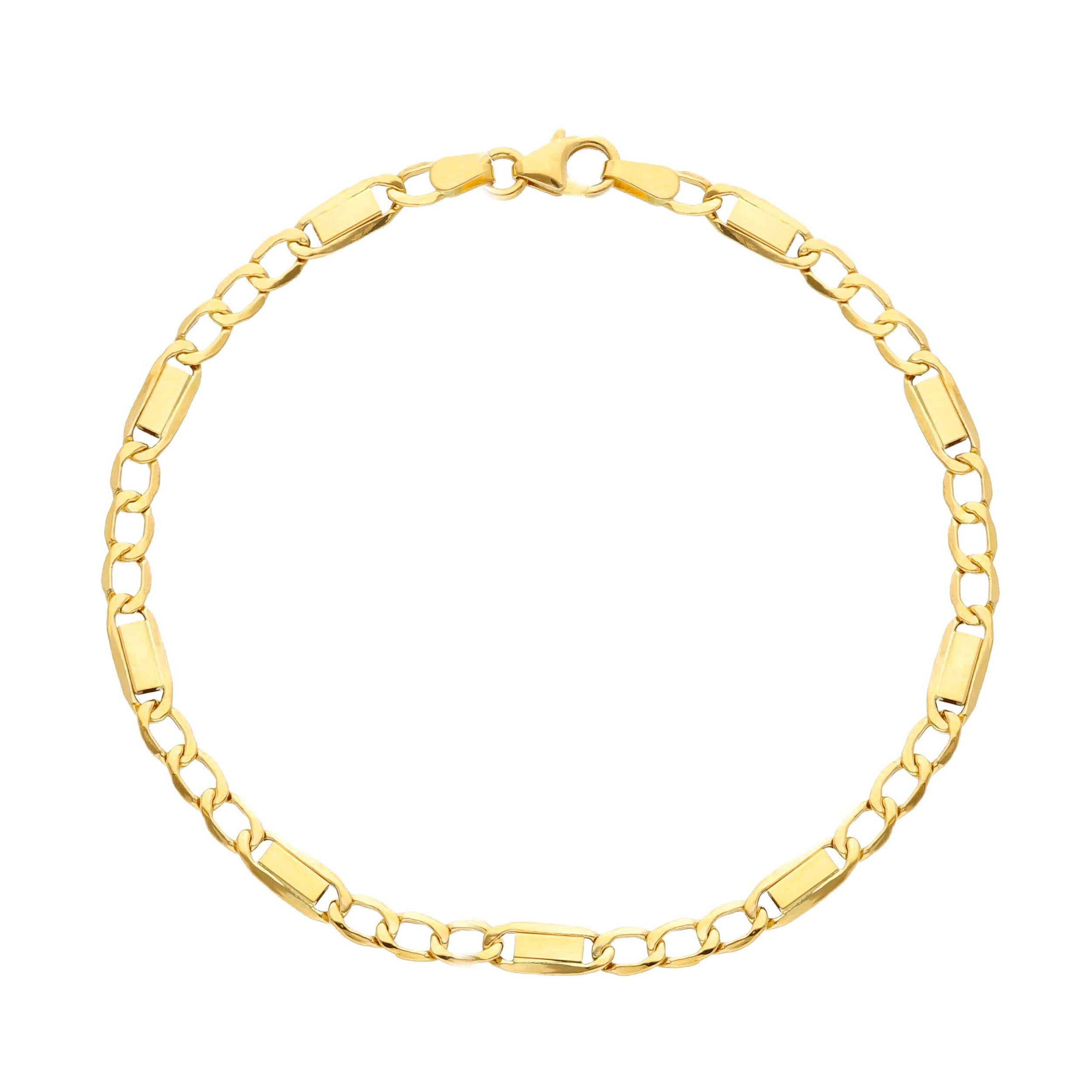 Flat Italian Link Bracelet