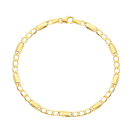 Flat Italian Link Bracelet