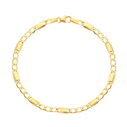 Flat Italian Link Bracelet