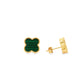Green Flower Stud