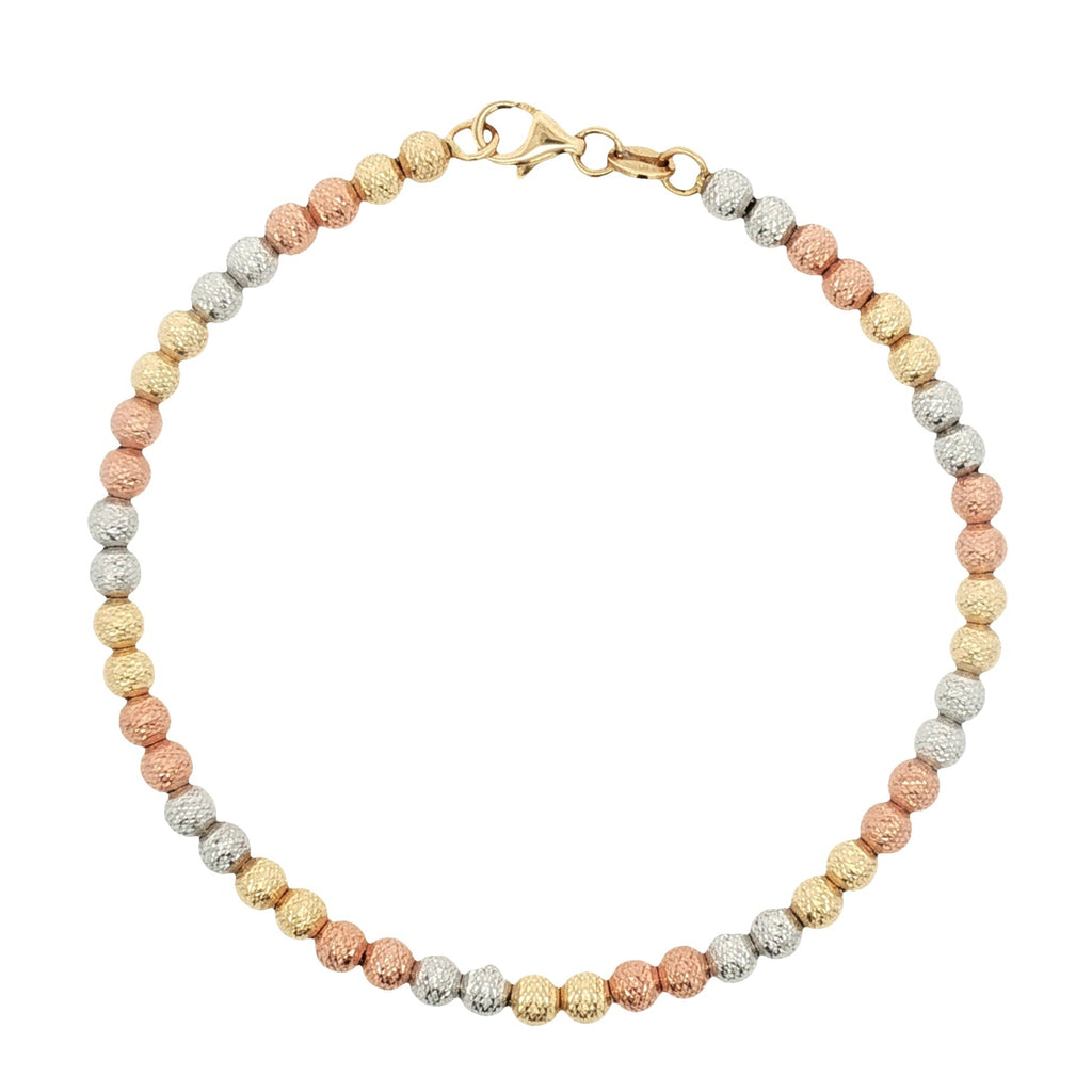 Diamond cut Balls Bracelet