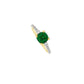 Green Stone With Diamond