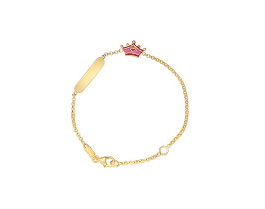 Crown baby bracelet