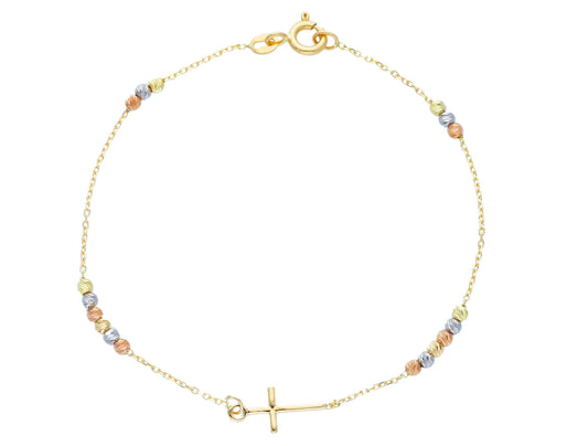 Bracelet Rosary Diamond Cut - La Francia Joyería