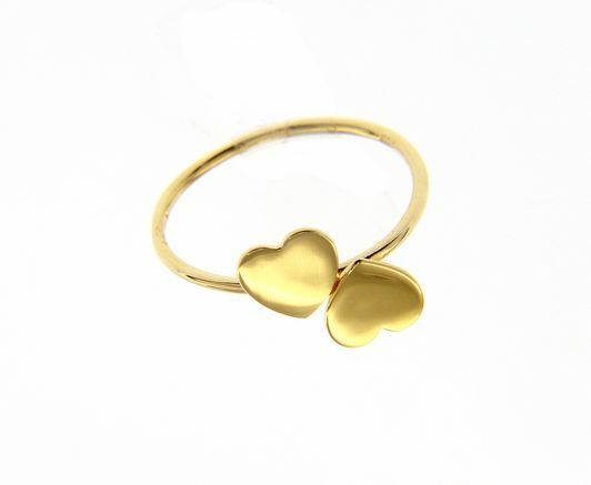 Ring Double Heart - La Francia Joyería