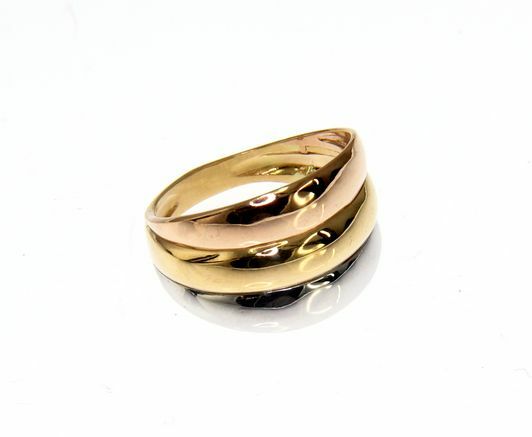 Tri Color Ring - La Francia Joyería