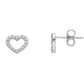 Heart Zirconia Earrings