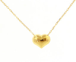 Necklace Heart Puff