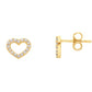 Heart Zirconia Earring