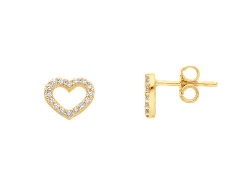 Heart Zirconia Earring