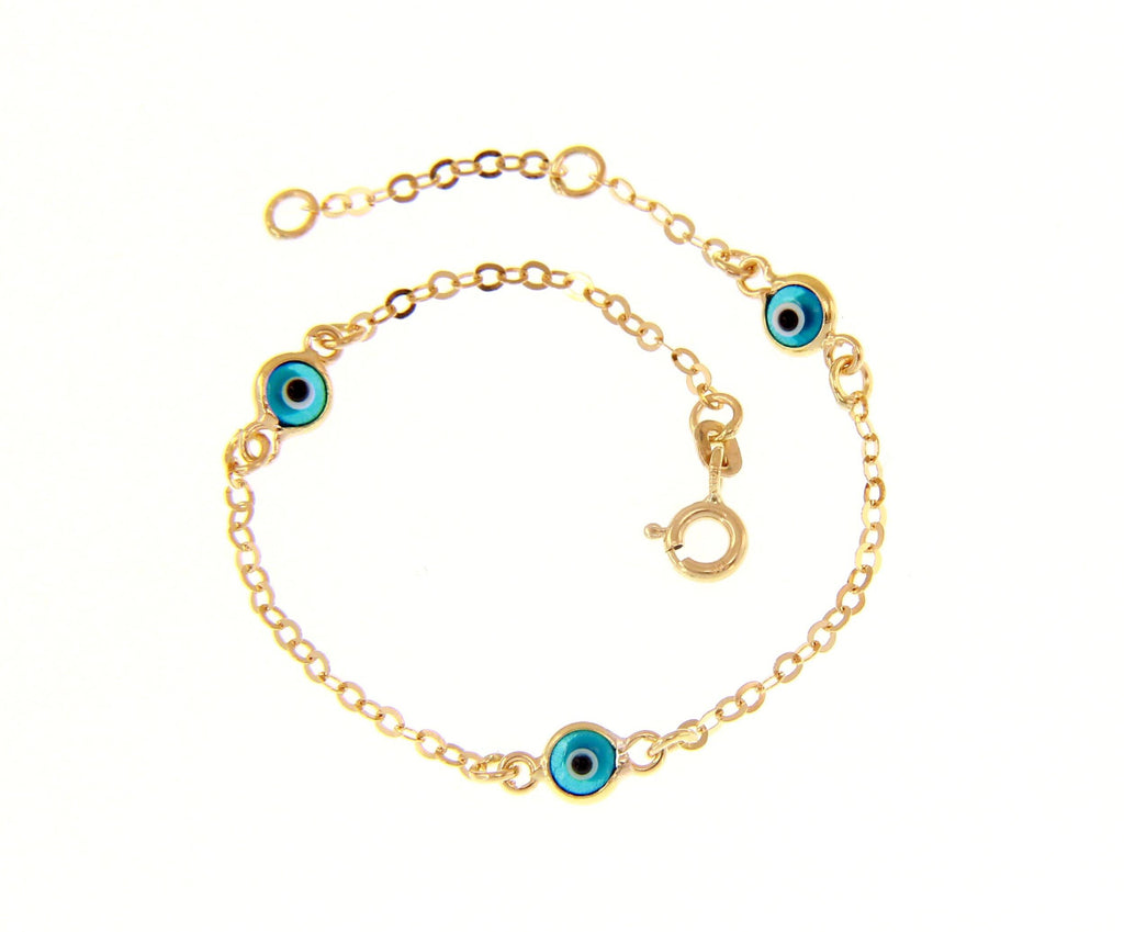 Pulsera para bebé Turk Eyes - La Francia Joyería
