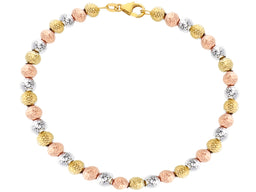 Diamond Cut Balls Bracelet