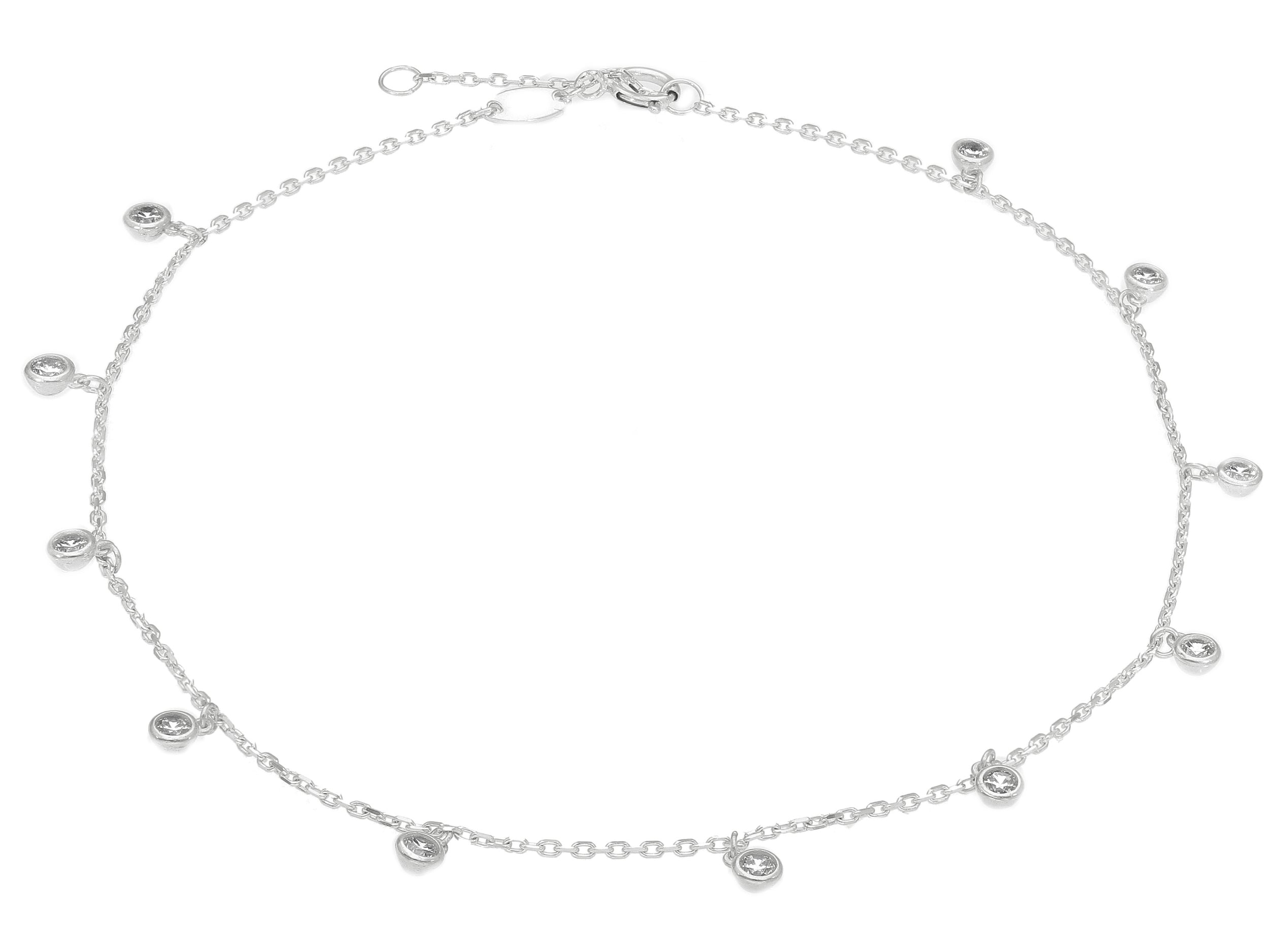 Tobillera Cz - La Francia Joyería