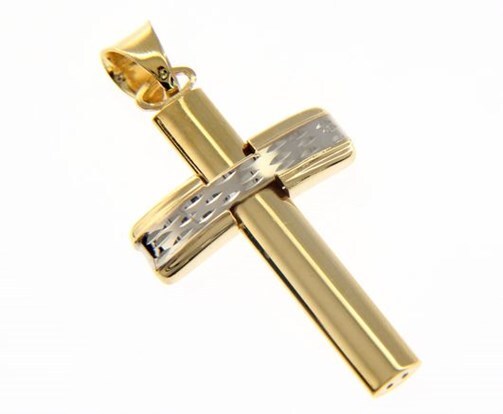 Cross With Diamond Cut - La Francia Joyería