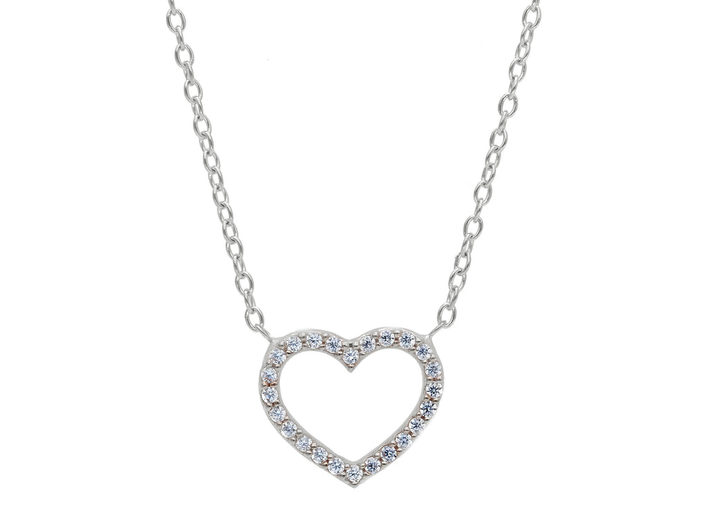Corazón con CZ - La Francia Joyería