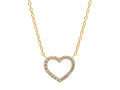 Collar Heart With Zirconia - La Francia Joyería