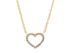 Collar Heart With Zirconia - La Francia Joyería