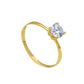 Solitaire Ring Zirconia - La Francia Joyería