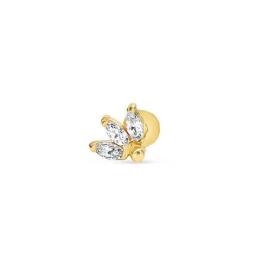 Piercing Flower Stud
